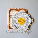 Egg and Toast Coasters