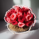 Flower Pot Coaster Set