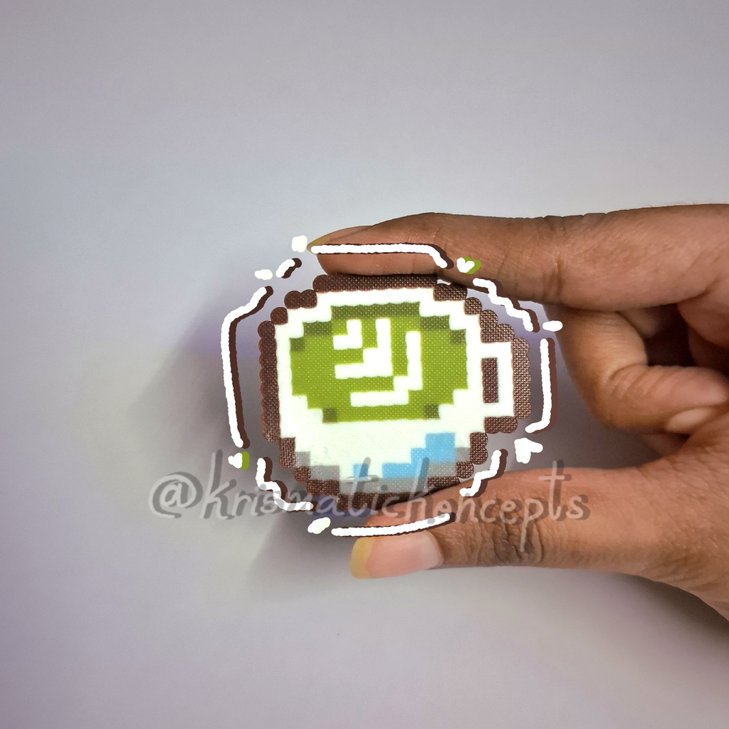 Matcha Latte Pixel Bead