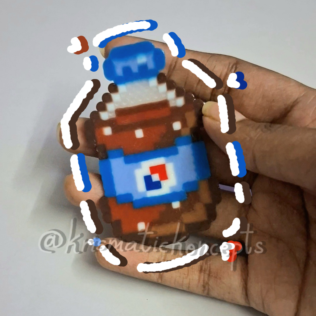 Cola Bottle Pixel Bead